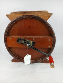 Wooden butter churn