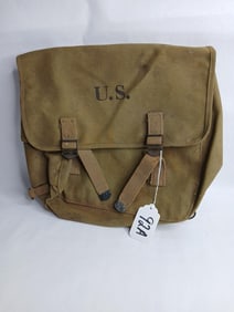 WW2 US Army field musette canvas bag