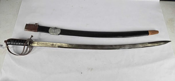 Decorative made in India sword with scabbard