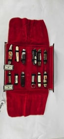 Knife carry case and 14 knives