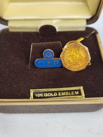10k gold chesapeake and potomac telephone service pins