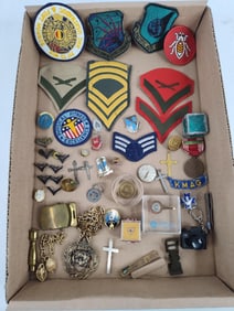 Boy Scout badges ,pins ,tie clips and more