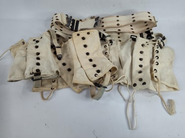 WW2 Military gaiters and belts