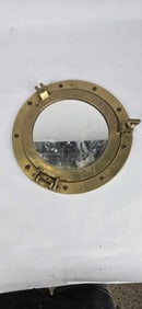 Brass Nautical porthole window mirror