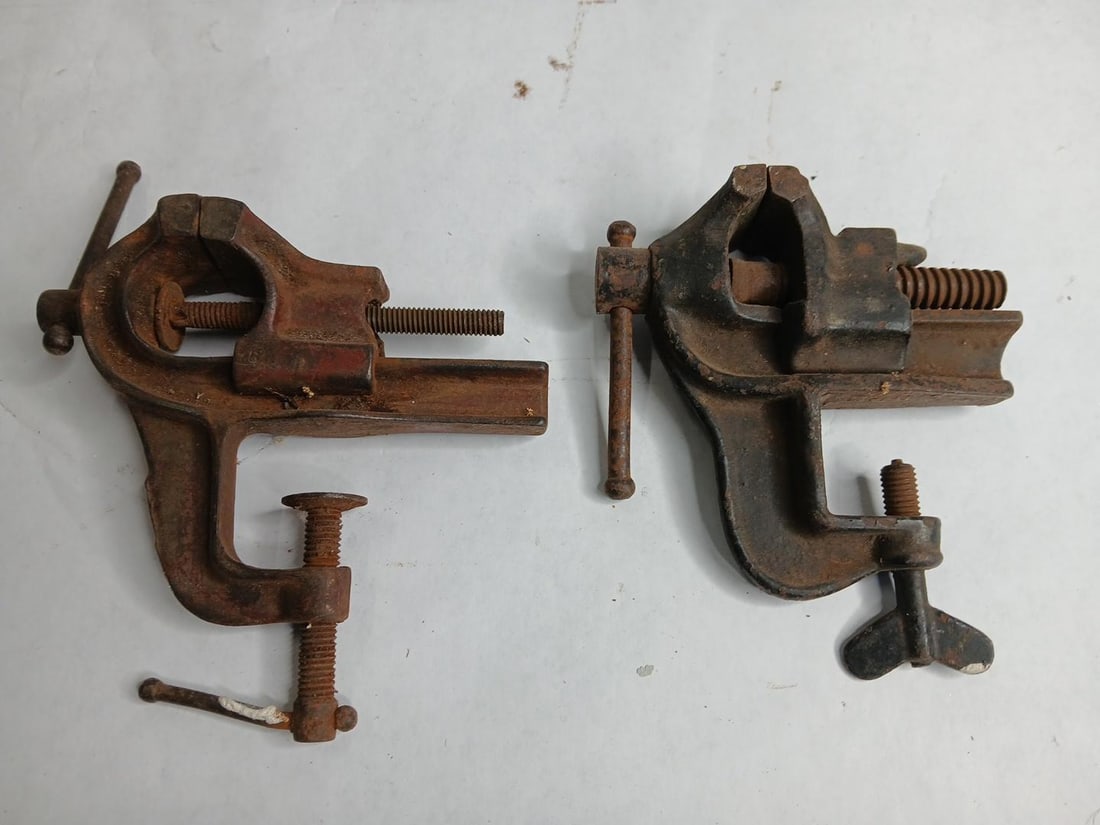 2 clamp on jewelers vices (1 of 8)