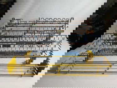 Wire advertising display racks