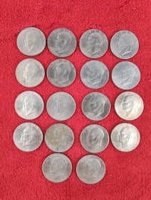 20 Bicentennial Eisenhower dollars