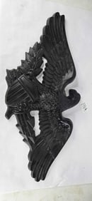 Ceramic american eagle hanging wall plaque