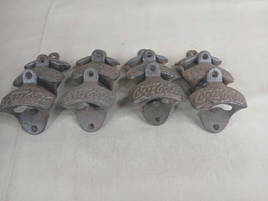 12 Cast Iron Bottle Openers