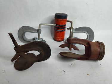 4 vulcanizer rubber patch tools and wards tube repair kit