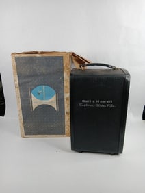Bell and Howell explorer slide file filled with slides