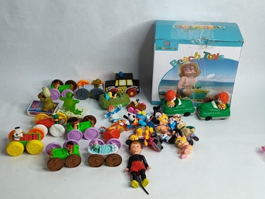 McDonald happy meal toys and beach toys