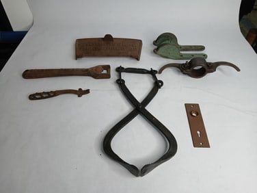 gifford wood co ice tongs,cast iron stove parts and more