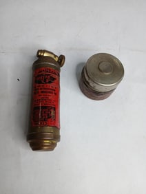 K.K.A Priv military traveling inkwell and presto C,B fire extinguisher