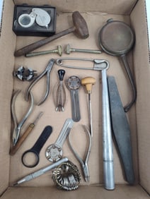 Antique finger sizer 0-13,ring mandrel stick,watch & jewelry tools and more