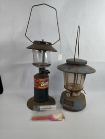 Ward western field and coleman propane lanterns