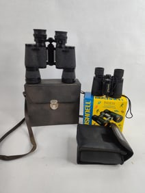 Bushnell ensign 7x35 and Bushnell powerview 4x30 binoculars