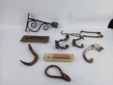 Cast iron letter drop slot,hooks,bracket and more