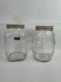 Farmhouse pickle jar and canister storage jar