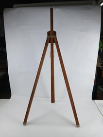 Permanent pigments wooden camera tripod