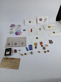 Presidential pins ,4H pins, badges and more