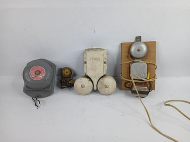 W.L.Jenkins model 1005 ring bell,bell system dual telephone ringer and other ringers