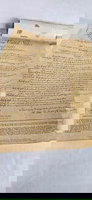 Copy of the bill of right on parchment paper