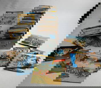 1970th postcards: a large lot mostly unused card approximately 300+ cards