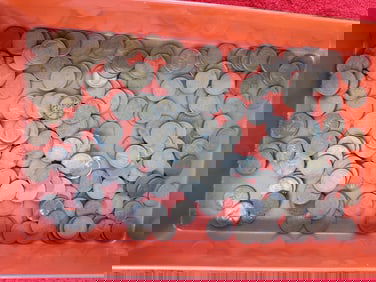 200 unsorted wheat pennies