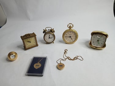 Alarm clocks and watches