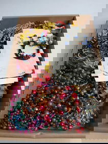 Beaded costume jewelry