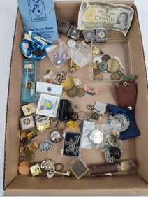 Boy scout pins, tokens and more
