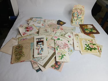 Lot of vintage greeting cards