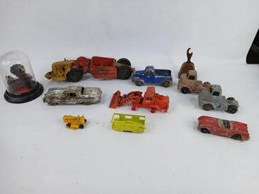 Tootsie toys and other toy trucks