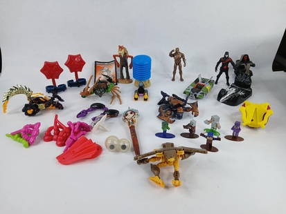 Star wars figurines and other toys: .