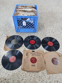 lot of Victrola orchestra music records