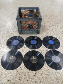 lot of Victrola orchestra music records