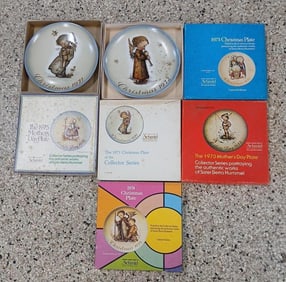1970th Hummel christmas and mothers day collectors plates
