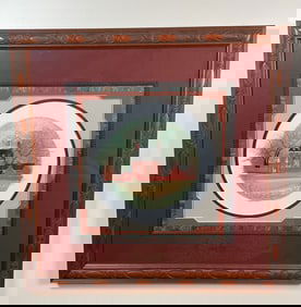 Colonial Summer offset lithograph. 40/1,000 BEAUTIFUL FRAME!