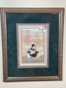 LAMBS, LAMBS, LAMBS. SIGNED LITHOGRAPH. 136/1,000