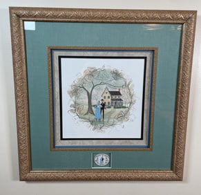 SEASONS OF LOVE. RARE MEMBERS SIGNED LITHOGRAPH
