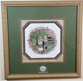 SEASONS OF LOVE-SUMMER. "RARE" SIGNED MEMBER LITHOGRAPH