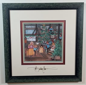 Christmas at The Barn. Giclee 9/500