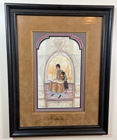 EVENING HOUR.  SIGNED LITHOGRAPH #6