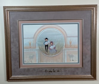 LITTLE LAMBS SIGNED LITHOGRAPH 392/1,000