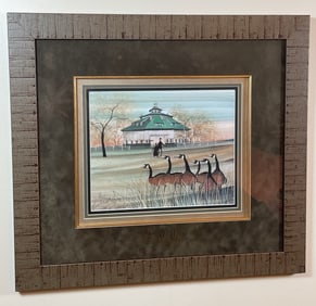 MICHIGAN DAYS.  SIGNED LITHOGRAPH. 297/1,000