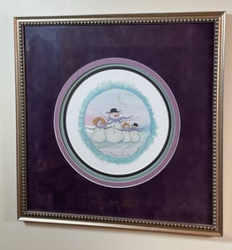 SNOW FAMILY.  SIGNED LTIHOGRAPH.  841/1,000