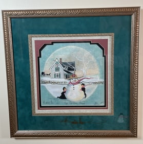OUR CHRISTMAS FRIEND.  SIGNED LITHOGRAPH.  3659/8500