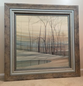 WINTERS CALM GICLEE CANVAS.  85/250