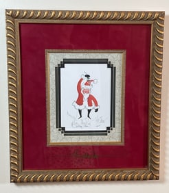 KISS ME KRIS. SIGNED LITHOGRAPH. 213/2000